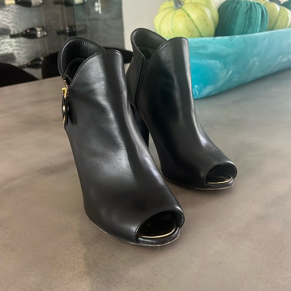 Stuart Weitzman Open Toe Bootie - image 1